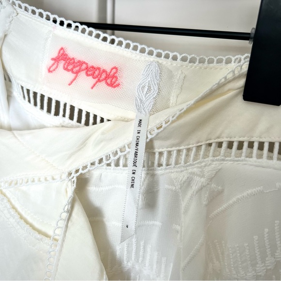 RARE EXC • Free People Charlie Open Back Tie Embroidered Maxi Dress • - Picture 11 of 12